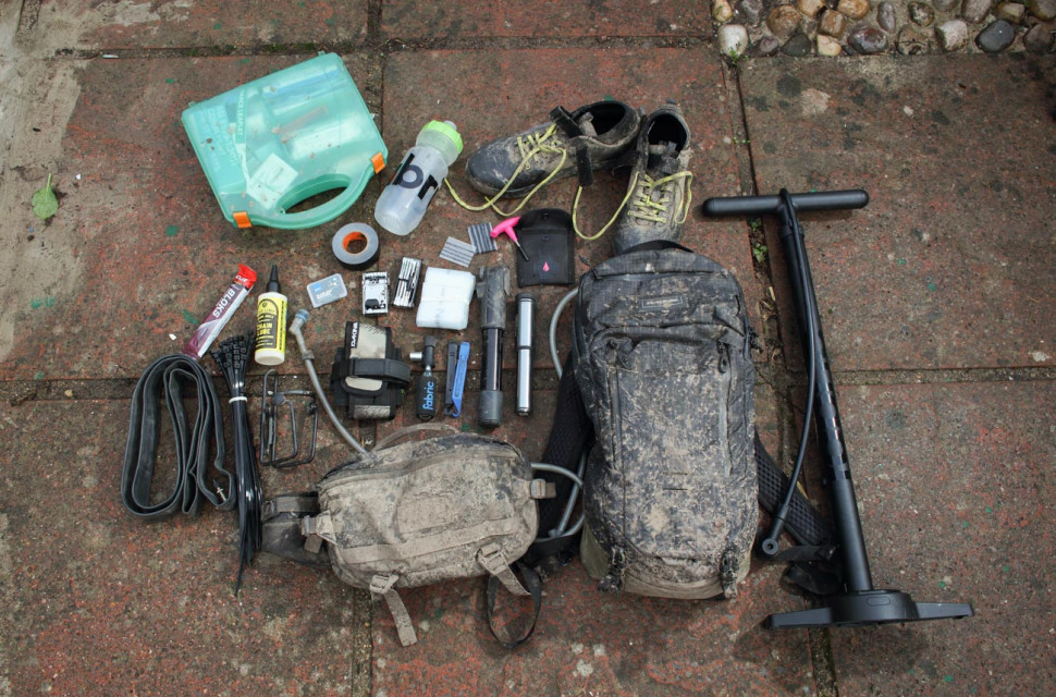 Trail Essentials Kit to take on a mountain bike ride from the